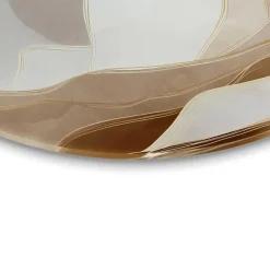 Reinders Glasschilderij Maan achter de bergen - Ø 50cm - Beige Sale