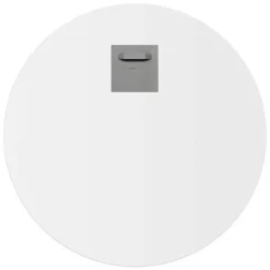 Reinders Glasschilderij Ochtenddauw in de weide - Ø 50cm - Beige Online