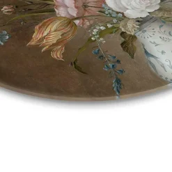 Reinders Glasschilderij Van der Ast Stilleven vaas met bloemen - Ø 70cm