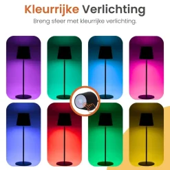 Goliving Chroma Tafellamp Oplaadbaar – Draadloos en Dimbaar – Touch – Nachtlamp Sale