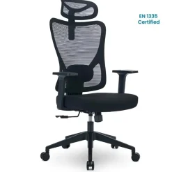 Goliving Ergonomische Bureaustoel - Kantoorstoel - Volwassenen - Zwart Hot