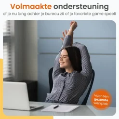 Goliving Ergonomische Bureaustoel - Kantoorstoel - Volwassenen - Zwart Hot