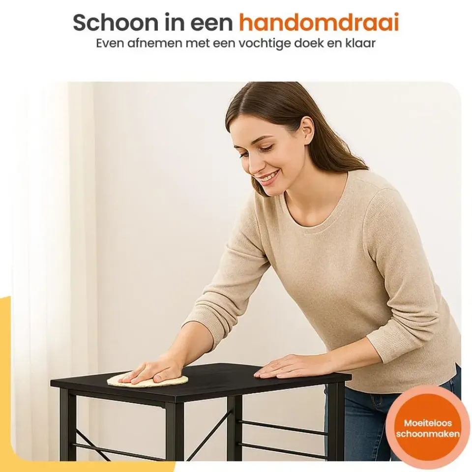 Goliving Keukentrolley - Keukenkast - Keukenrek - Keuken Organizer - Zwart Best