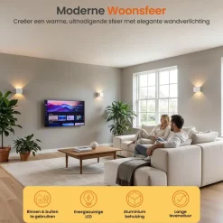 Goliving lamp – Wandlamp - Buitenlamp - LED-verlichting waterdicht - 10x10x10 cm Discount