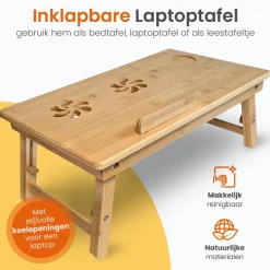 Goliving Laptoptafel - Uitklapbaar 39 cm - Ergonomisch - Laptopstandaard Outlet
