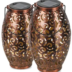 Goliving Solar Tafellamp Zen – 2 Stuks – LED Buitenverlichting - Zonne-energie New