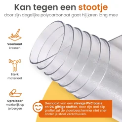 Goliving Vloerbeschermer bureaustoel - 120x150cm - Bureaustoelmat Discount