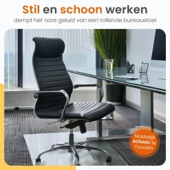 Goliving Vloerbeschermer bureaustoel - 90x120cm - Bureaustoelmat Online