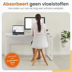 Goliving Vloerbeschermer bureaustoel - 90x120cm - Bureaustoelmat Online