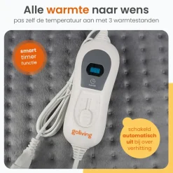 Goliving Warmtekussen - Warmte Kussen Voor Nek en Schouder - 3 Warmtestanden Clearance