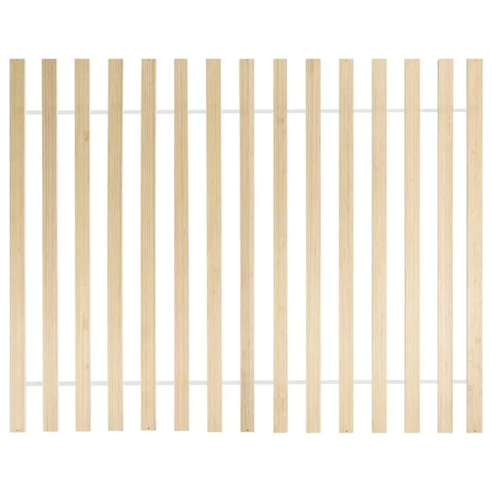 Beliani GONFARON - Tweepersoonsbed - Zwart - 140 x 200 cm - Dennenhout Online