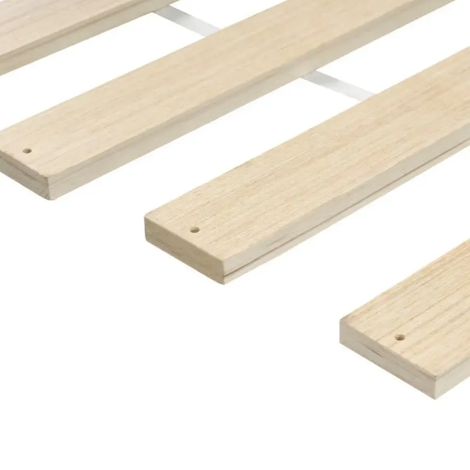 Beliani GONFARON - Tweepersoonsbed - Zwart - 140 x 200 cm - Dennenhout Online