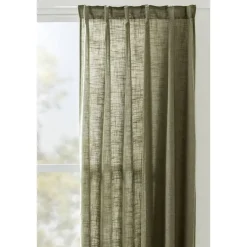 Leen Bakker Gordijn Dante - groen - 140x280 cm (1 stuk) Outlet