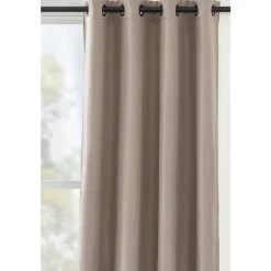 Leen Bakker Gordijn Dion - taupe - 140x280 cm (1 stuk) Clearance