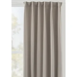 Leen Bakker Gordijn Evi - taupe - 140x280 cm (1 stuk)