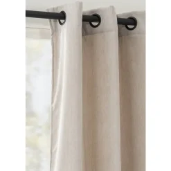 Leen Bakker Gordijn Indy - zand - 140x280 cm (1 stuk) Clearance