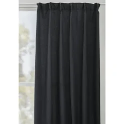 Leen Bakker Gordijn Julian - zwart - 140x280 cm (1 stuk) Best