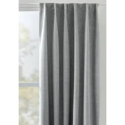 Leen Bakker Gordijn Lana - lichtgrijs - 135x280 cm (1 stuk) Sale