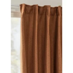 Leen Bakker Gordijn Luca - bruin - 140x280 cm (1 stuk) Discount