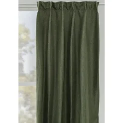Leen Bakker Gordijn Luca - groen - 140x280 cm (1 stuk) Discount