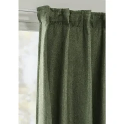 Leen Bakker Gordijn Luca - groen - 140x280 cm (1 stuk) Discount