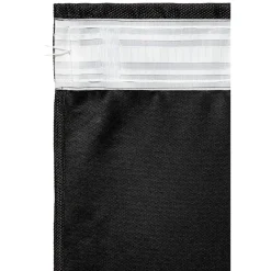 Leen Bakker Gordijn Luca - zwart - 140x280 cm (1 stuk) Clearance