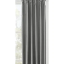 Leen Bakker Gordijn Sam - grijs - 100% verduisterend - 140x280 cm (1 stuk) Best