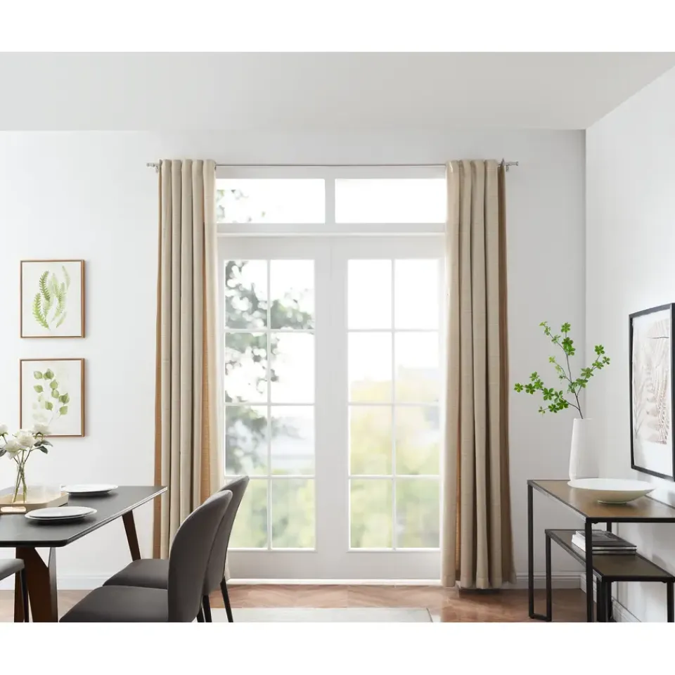 ACAZA Gordijnroede - Uitschuifbaar - Stang van 125-240 cm - Zilver Clearance