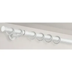 Leen Bakker Gordijnroede 120cm - wit metaal - Ø28mm (2016367) Discount