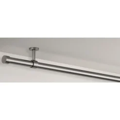 Leen Bakker Gordijnroede 120cm - zwart metaal - Ø28mm (2016377) Sale