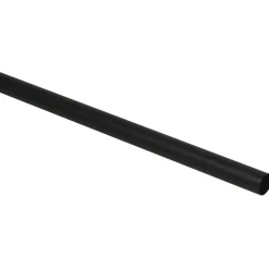 Leen Bakker Gordijnroede 120cm zwart metaal - Ø20mm (1209057)