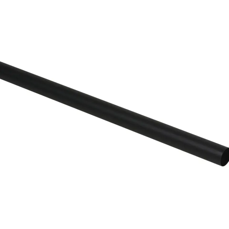 Leen Bakker Gordijnroede 120cm zwart metaal - Ø20mm (1209057)