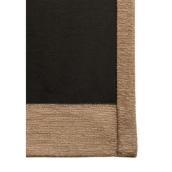 Leen Bakker Gordijnstof Boaz - zwart/camel Discount