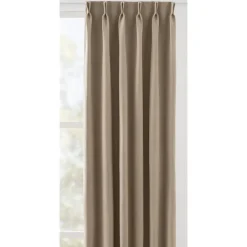 Leen Bakker Gordijnstof Bowie semi verduisterend - beige