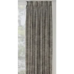 Leen Bakker Gordijnstof Dust semi verduisterend - zilvergrijs