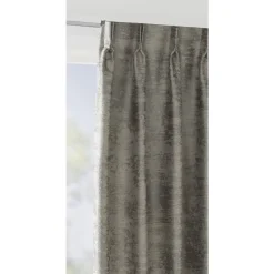 Leen Bakker Gordijnstof Dust semi verduisterend - zilvergrijs