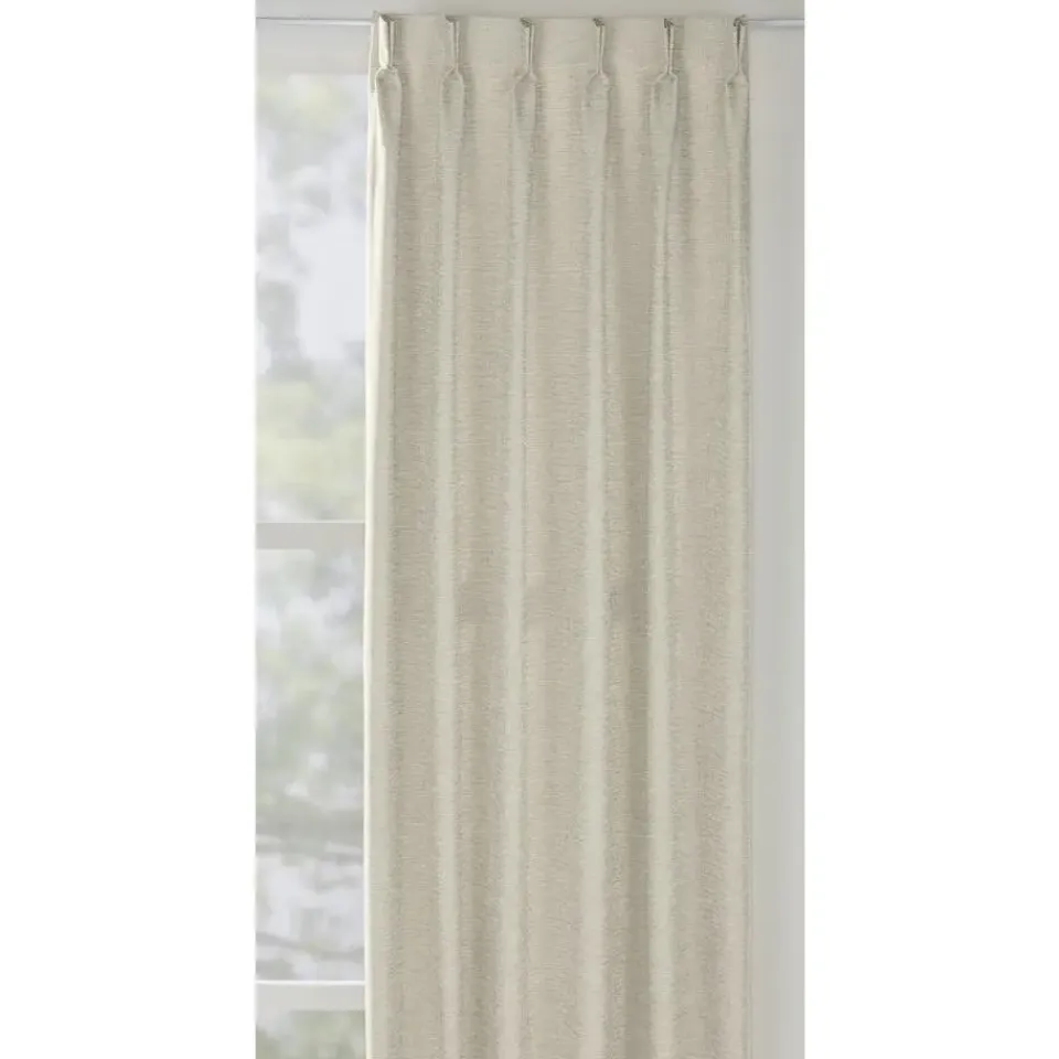 Leen Bakker Gordijnstof Fiora - licht greige