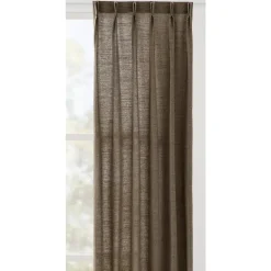 Leen Bakker Gordijnstof Ivy lichtdoorlatend - bruin Sale