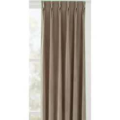 Leen Bakker Gordijnstof Kiki - taupe/grijs Online