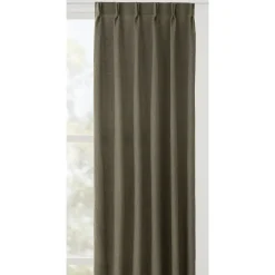 Leen Bakker Gordijnstof Lizzy lichtdoorlatend - donkergrijs Best