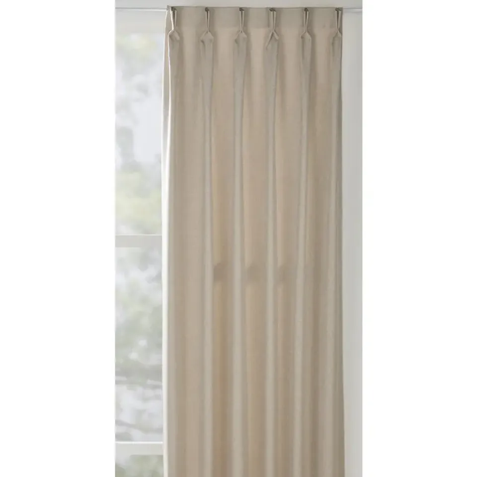 Leen Bakker Gordijnstof Loom lichtdoorlatend - beige Clearance