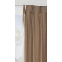 Leen Bakker Gordijnstof Luna - terracotta Clearance