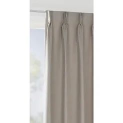 Leen Bakker Gordijnstof Lunora lichtdoorlatend - greige Online