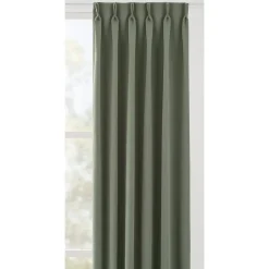 Leen Bakker Gordijnstof Milano - grijs/groen Sale