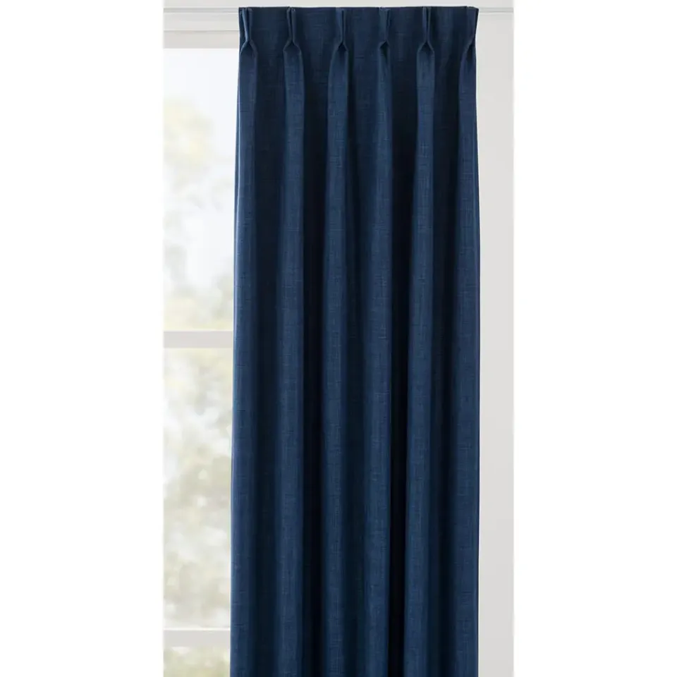 Leen Bakker Gordijnstof Rudy - blauw