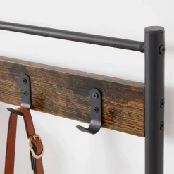 Merkloos Groot Garderoberek XL met Schoenenbank 175 x 85 cm Hot