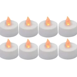 Grundig LED theelichtjes - 8x - kunststof waxinelichtjes Best