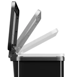 Hailo Öko Duo Plus L Prullenbak - 17+9L - zwart Hot