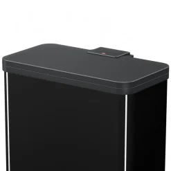 Hailo Öko Duo Plus L Prullenbak - 17+9L - zwart Hot
