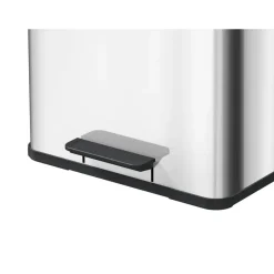 Hailo Öko Duo Plus L Prullenbak - 17+9L - RVS Outlet